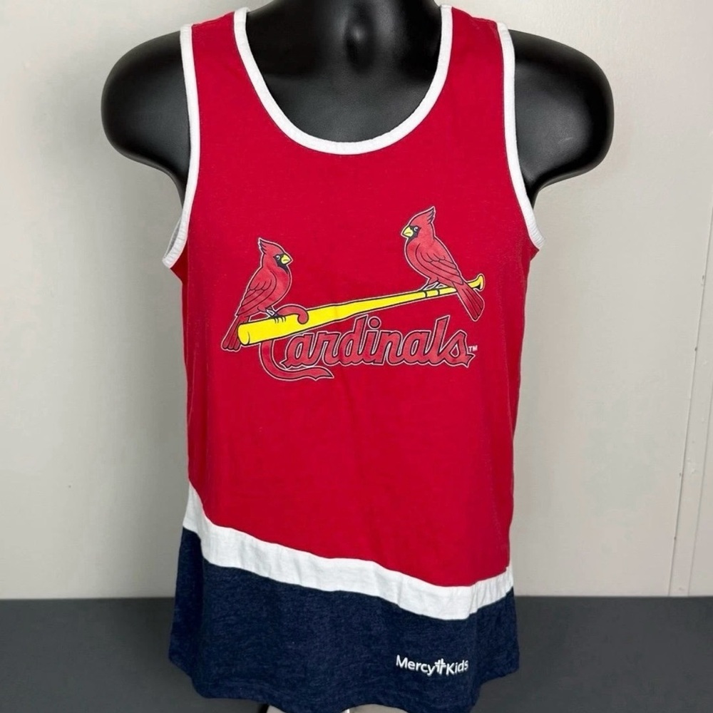 MLB St. Louis Cardinals Yadier Molina Youth XL Tank Top – Red